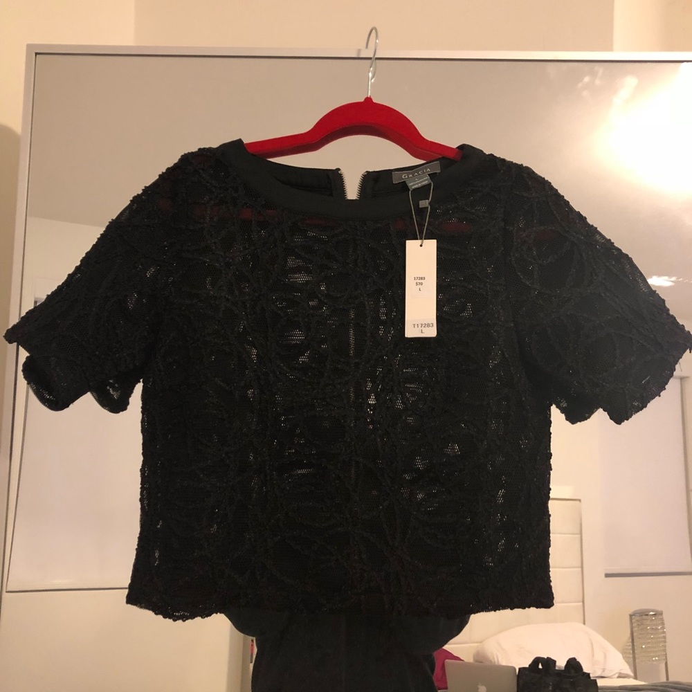 Black Crop Top